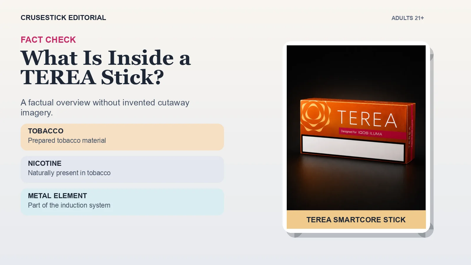 Does TEREA Contain Tobacco and Nicotine?